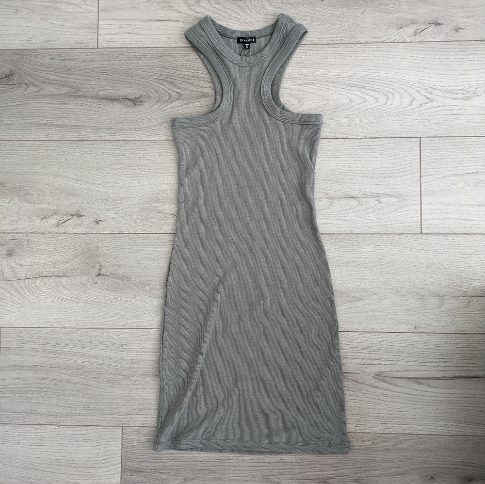 Dynamite Racer back Ribbed mini dress - Picture 5 of 11